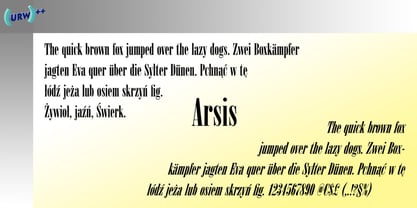 Arsis Font Poster 1