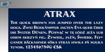 Atrax Font Poster 1