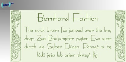 Bernhard Fashion Font Poster 1