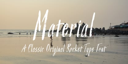 Material Font Poster 1