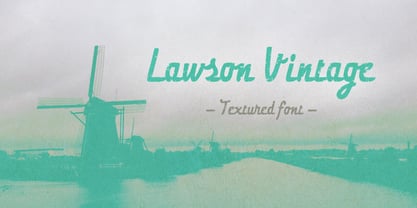 Lawson Vintage Font Poster 1