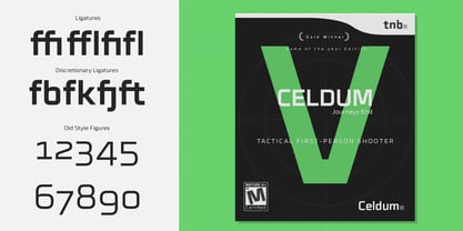 Celdum Font Poster 6