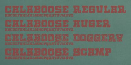 Calaboose Font Poster 2