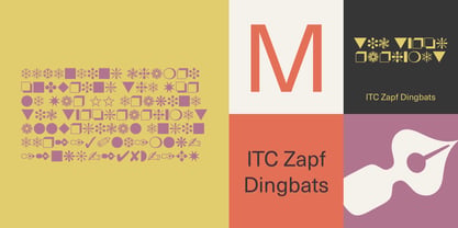 ITC Zapf Dingbats Font Poster 3