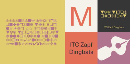 ITC Zapf Dingbats Fuente Póster 3