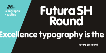 Futura Round SH Font Poster 1
