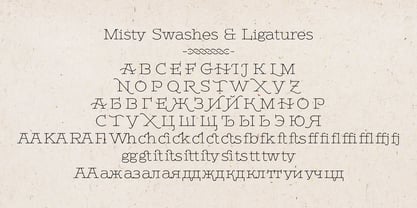 Misty Font Poster 5