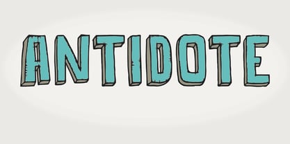 Antidote Font Poster 1