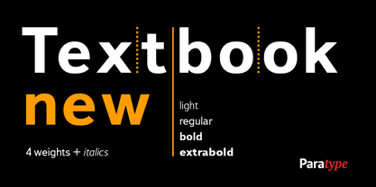 Textbook New Font Poster 7
