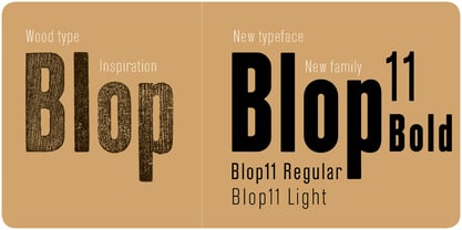 Blop11 Font Poster 2