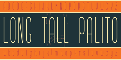 Long Tall Palito Font Poster 1