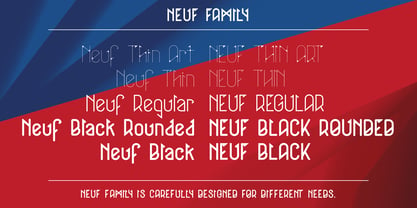 Neuf Font Poster 2