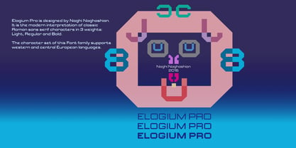 Elogium Pro Font Poster 6