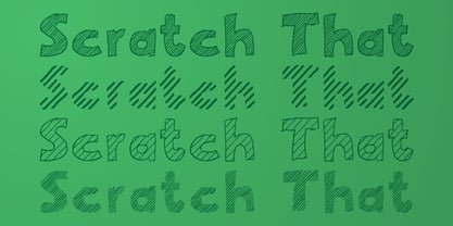 Scratch That Font Poster 2