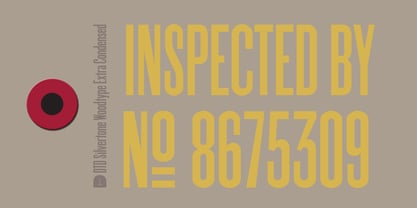 Typographie en bois de Silvertone Police Poster 4