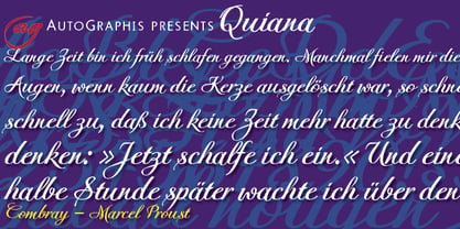 Quiana Font Poster 2