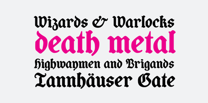 Coop Blackletter Font Poster 2