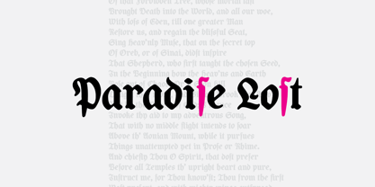 Coop Blackletter Font Poster 4