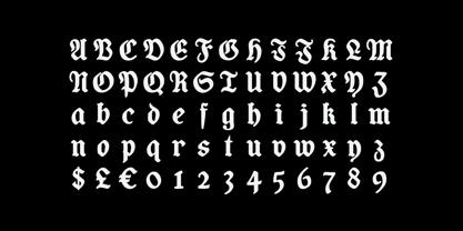 Coop Blackletter Font Poster 3