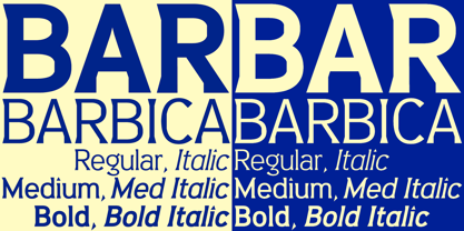 Barbica Font Poster 3