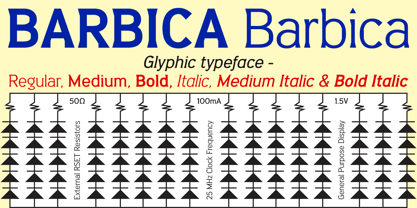 Barbica Font Poster 1