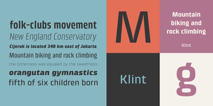 Klint Font Poster 2