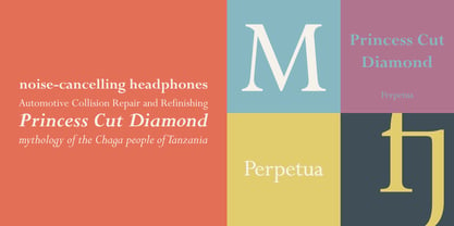 Perpetua Font Poster 1