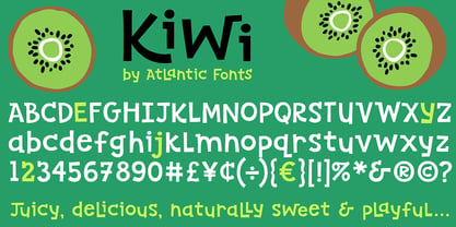 Kiwi Font Poster 3