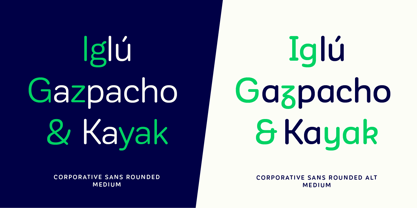 Corporative Sans Rounded Font Poster 12