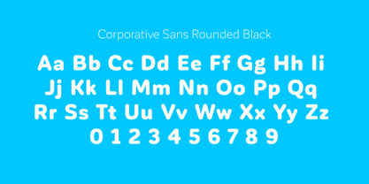 Corporative Sans Rounded Police Poster 9