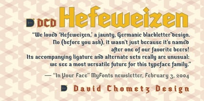 Hefeweizen Font Poster 2