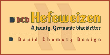 Hefeweizen Font Poster 1