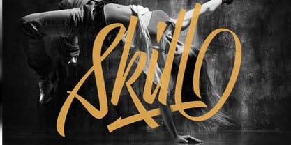 Skill Font Poster 14