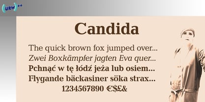 Candida Font Poster 1