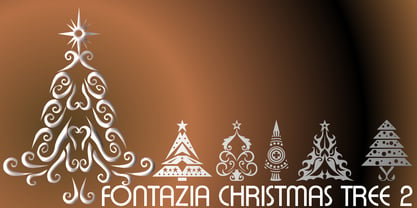 Fontazia Christmas Tree 2 Fuente Póster 2