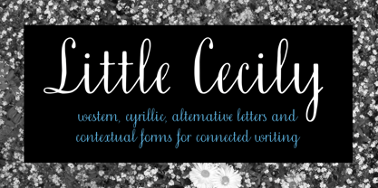 Little Cecily Font Poster 1