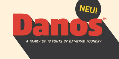 Danos Font Poster 1