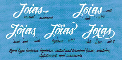 Joias Font Poster 3