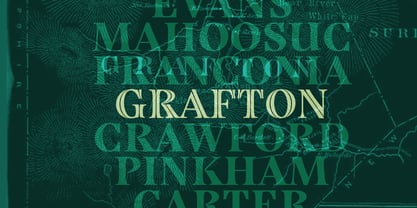 Grafton Titling Font Poster 7