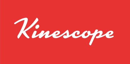 Kinescope Font Poster 1