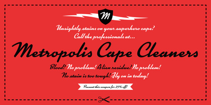 Kinescope Font Poster 2