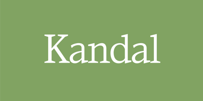 Kandal Font Poster 1