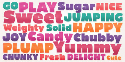 Bumpo Font Poster 3