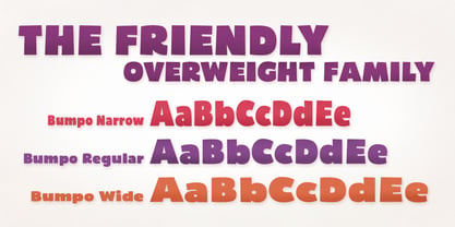 Bumpo Font Poster 4