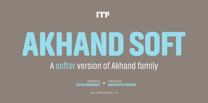 Akhand Soft Font Poster 1