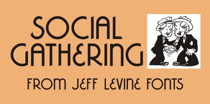 Social Gathering JNL Font Poster 1