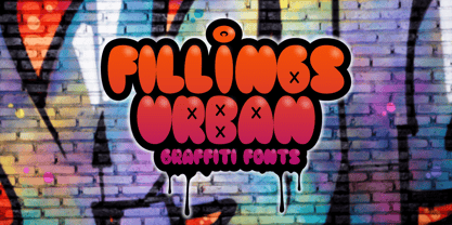 Fillings Urban Font Poster 1