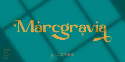 Marcgravia Font Poster 1