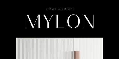 Mylon Font Poster 1