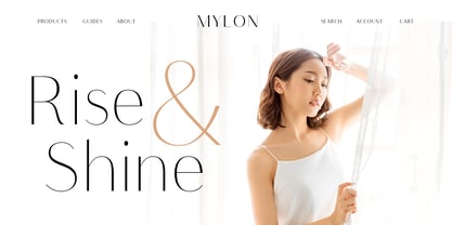 Mylon Font Poster 3